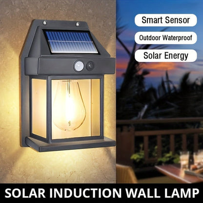 🔈🔈Black Friday: 60 % rabatt på allt! 🔥– Solcellslampa med rörelsesensor i volfram: ingen elförbrukning, 12 timmars batteritid och IP65! 🌙
