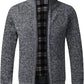 ✨Nytt i sortimentet✨ Stickad cardigan – vinterrock för herr