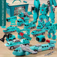 🔥Weihnachtsverkauf – bis zu 50 % Rabatt🎅 Magnetisches Transformation Technik Auto Zusammengebautes Spielzeug