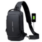 🔒 50% RABATT NU! 🎒 Sportaxelväska med USB-laddning – Stöldsäker & Dolda Fack – Perfekt för Pendling, Resa & Vardag ⚡