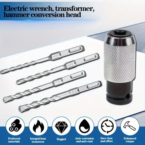🔥50 % Rabatt🔥Elektrisk Skiftnyckel Borradapter