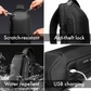 🔒 50% RABATT NU! 🎒 Sportaxelväska med USB-laddning – Stöldsäker & Dolda Fack – Perfekt för Pendling, Resa & Vardag ⚡