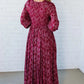 🌺60% RABATT NU! ✨ Blommig maxiklänning i rayon med smock och fodrad midja för dam – Smickrande passform, lätt tyg och elegant bohemisk stil 💃