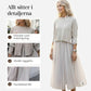 👗 Långärmad topp och ärmlös klänning för kvinnor, 2-delat set – För den perfekta, eleganta looken varje dag! ✨