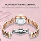 💎👑Goddess Day Special Offer 50% OFF🌟 Women's Luxury Shiny Waterproof Stainless Steel Watch - Elegant Style, Dazzling Shine, Perfect Gift!