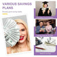 Sparutmaningspaket med 100 Kuvert - Budgetbok - Återanvändbar Tracker - A5 Pärm