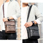 💼 56% RABATT NU!🚶‍♂️ Affärsmän Casual Crossbody Väska – Vattenresistent PU Läder – Praktisk Axel Messenger Väska 🌧️