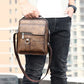 💼 56% RABATT NU!🚶‍♂️ Affärsmän Casual Crossbody Väska – Vattenresistent PU Läder – Praktisk Axel Messenger Väska 🌧️