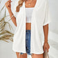 👚 50% RABATT NU! ☀️ Flödande kortärmad cardigan – Lättvikt, andningsbar & ansträngningslöst chic – sommarbasvara 🌿