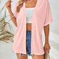 👚 50% RABATT NU! ☀️ Flödande kortärmad cardigan – Lättvikt, andningsbar & ansträngningslöst chic – sommarbasvara 🌿
