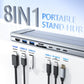 💻 56% RABATT 🔌 | USB-C Dockningsstation med Laptopställ – 8-i-1, 4K HDMI & Snabbladdning