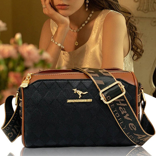 💕Crossbody-väska med diamantmönster och stor kapacitet i tre lager🔥