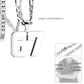 🔥Het Sälj✨ 67-nummerhalsband med hängare – Ett modehighlight i 925 sterling silver, inklusive presentlåda 💎🎁