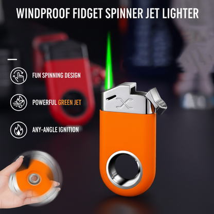Vindskyddad fidgetspinner jetkändare