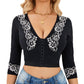 Dam Lace Shapewear Top med Framtillsknappen 🌸