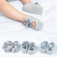 🥰 Södra Bebis Ballettsockor med Antislip-Sulor | Snuggliga & Säkra för Första Stegen 👶