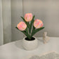 LED tulpan nattlampa blomsterbordslampa🌷