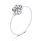 Elegant S925-silver & Moissanit Kollbonskedja