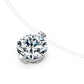 Elegant S925-silver & Moissanit Kollbonskedja