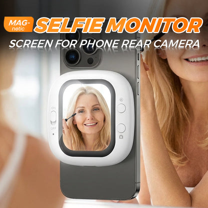Magnetisk Selfiemonitorskärm för telefonens bakkamera