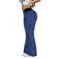 👖✨ 50% RABATT! | Högmidjade Stretchiga Flare-jeans – Slim Fit & Klassisk Flare!