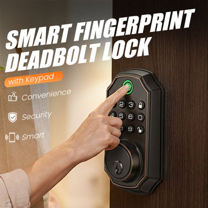 ⏳Begränsad tid – 70% rabatt⏰Smart fingeravtryckslås med låsknappsats✈Fri frakt🚀