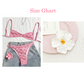 Boho-printad ryggfrigivande bikini