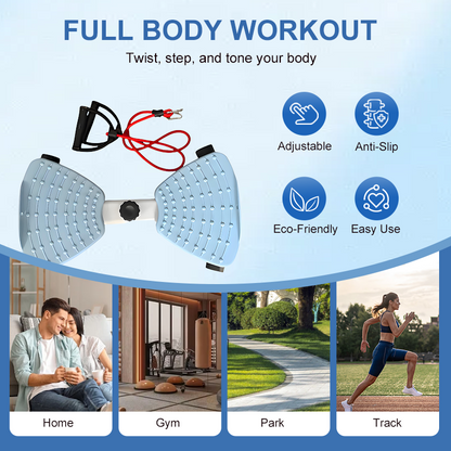🏃‍♀️ 60% RABATT! 🔄 Kompakt Kardiostepper med Vridfunktion – Effektiv Träning, Tyst Drift & Smidig Lagring 💪