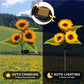 🌻🔥🔥🔥Vanntett solsikkellys med solcellepanel