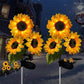 🌻🔥🔥🔥Vanntett solsikkellys med solcellepanel