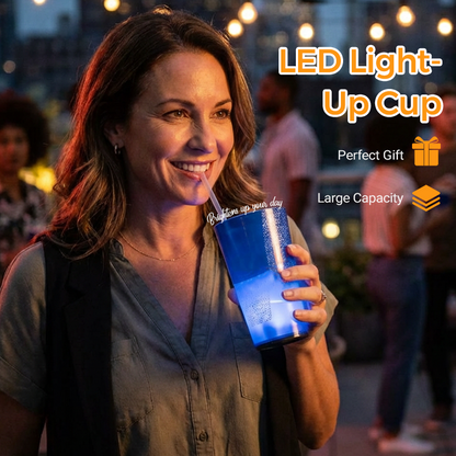 🔈🔈60% RABATT🥤 Vattenaktiverad LED-sugrörsmugg – Ett måste för fester, barer och evenemang✨✨ Köp 1 få 1 GRATIS🎁