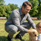 👔 60% RABATT! 🔥 Männs Tvådelad Solid Färg Walking Suit Set – Munkjacka & Joggerbyxor, Avslappnad Passform 👖