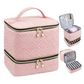 Dubbelskikt Nail Lack Organizer väska