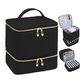 Dubbelskikt Nail Lack Organizer väska