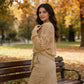 ✨ 50 % RABATT NU! 🧶 Damernas öppen, lösstickad kofta – Boho Pointelle & fladdermansärmar 🍂☕