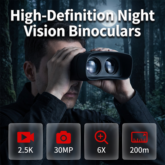 Digitala nattkikare med HD-fotografering och videoinspelning