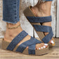 👡 60% RABATT! ☀️ Kilklackssandaler – Dubbla Remmar, Plattform & Perfekt För En Trendig Sommarlook 💃