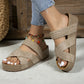 👡 60% RABATT! ☀️ Kilklackssandaler – Dubbla Remmar, Plattform & Perfekt För En Trendig Sommarlook 💃