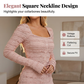 👚 50% RABATT! 🌸 Maxikleid mit quadratischem Ausschnitt – Vintage-Charme trifft moderne Eleganz. Zeitlos & zauberhaft. ✨