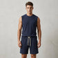 🔥50% RABATT🔥👕 Set med linne och shorts i ledig sportstil för män 🏃‍♂️☀️Sommar sportset till vardag & träning🩳