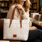 Elegant spetsig shopper-taske med stort utrymme