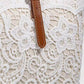Elegant spetsig shopper-taske med stort utrymme