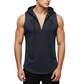 👕 50% RABATT NU! 🏋️‍♂️ Herrarnas Ärmelösa Träningshoodie Tank – V-ringad, Inbyggd Huva & Perfekt För Gym & Utomhusträning 🔥