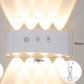 Laddningsbar LED-rörelsesensor-nattlampa