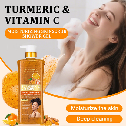 Turmeric & Vitamin C Blekande Peeling-Duschgel