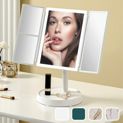 💝✨50% RABATT NU! 💄💋 LED Multifunktionell Vikbar Spegel för Smink