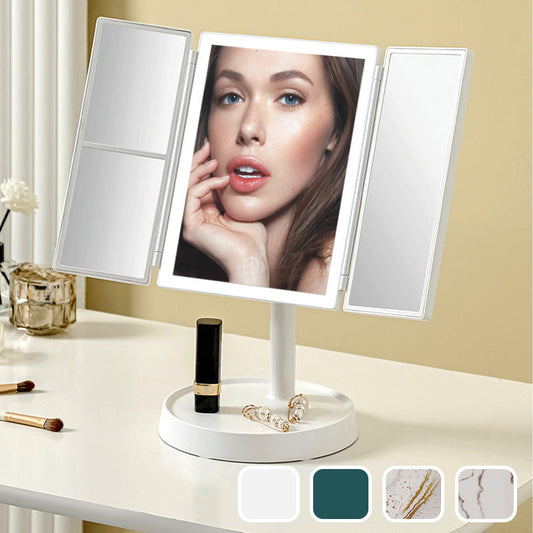 💝✨50% RABATT NU! 💄💋 LED Multifunktionell Vikbar Spegel för Smink