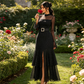 👗 60% RABATT! 🌞 Elegant aftonklänning med stående krage & slits – figurnära, smickrande & feminin – Perfekt för galakvällar, bröllop & speciella tillfällen ✨