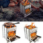 Hopfällbar grill för utomhusgrillning och camping 🔥 Grilla var som helst, när som helst 🍖