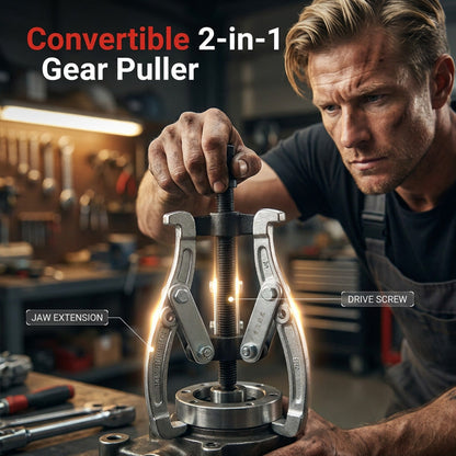 🔧 50% RABATT! ⚙️ Avdragare för kugghjul i kolstål – modell 2 & 3 – Robust, korrosionsbeständig & perfekt för lagrings- eller remskiveavdragning – ideal för bilverkstad, industri eller hobby 🚗